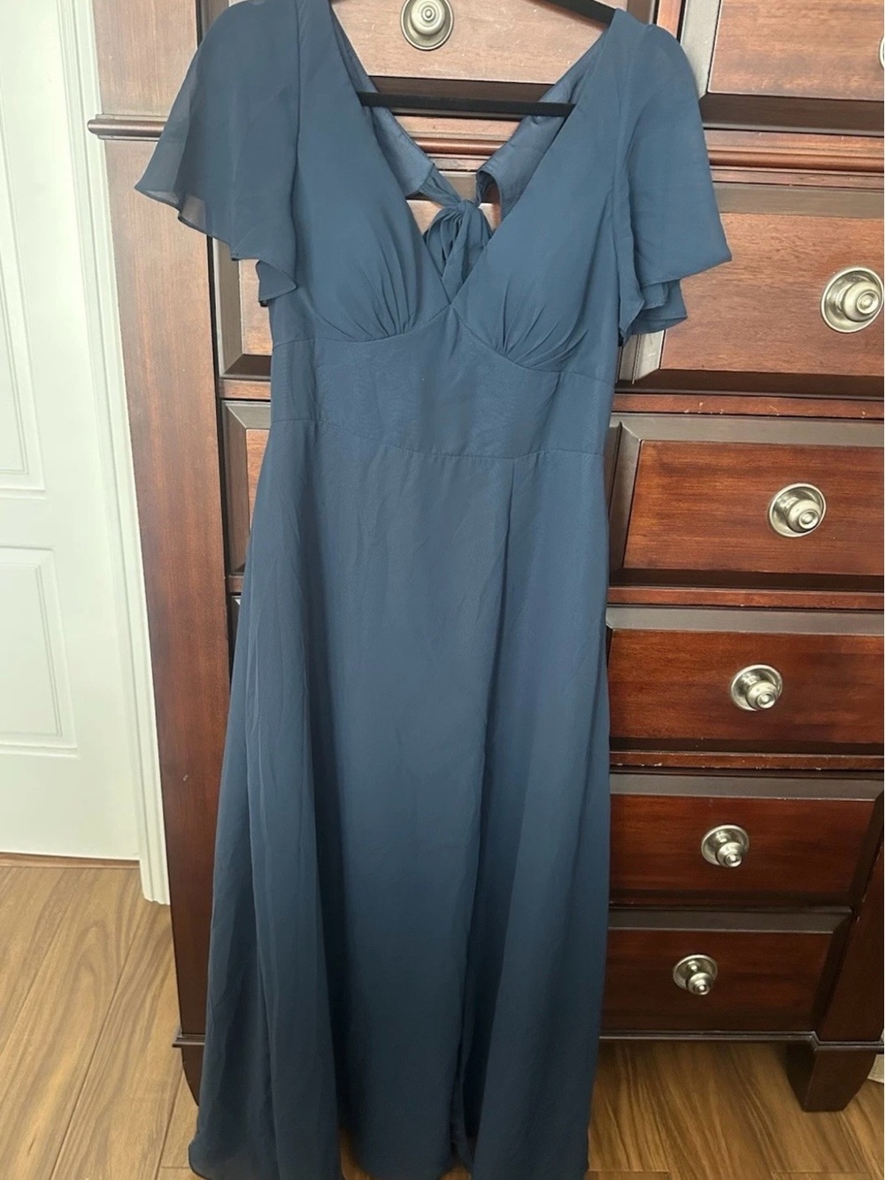 Azazie Sz A10 Navy Bridesmaid/ Mother of Bride Groom Dress